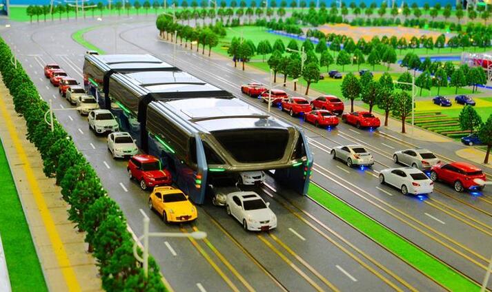 中國“最牛巴士”設計亮相 可載1200名乘客